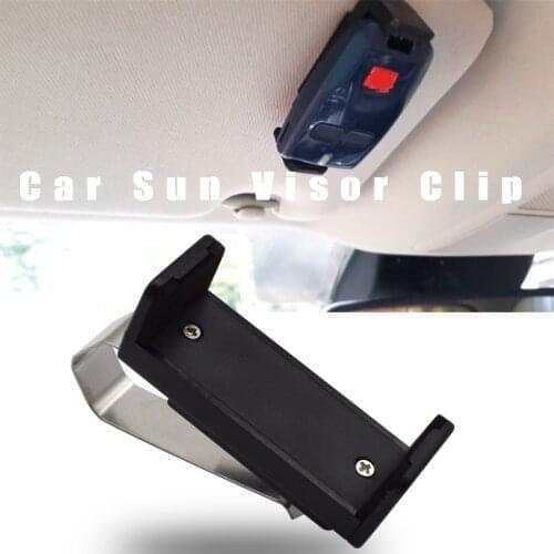 Car Sun Visor Clip Holder Mount Stand Gate Garage Door Remote Control Clip Stand Support 47-70mm