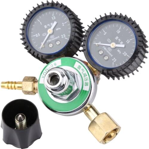YQD-09 G5/8 Zinc Alloy Nitrogen Pressure Gauge Flowmeter Welding Regulator Meter For Air Conditioning Refrigerant Automobile