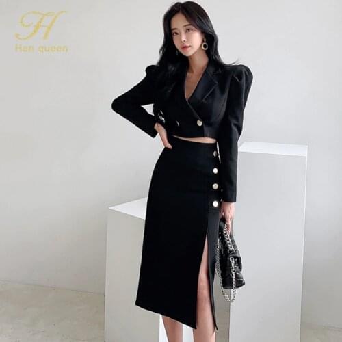 Женские короткие куртки H Han Queen China At AliExpress