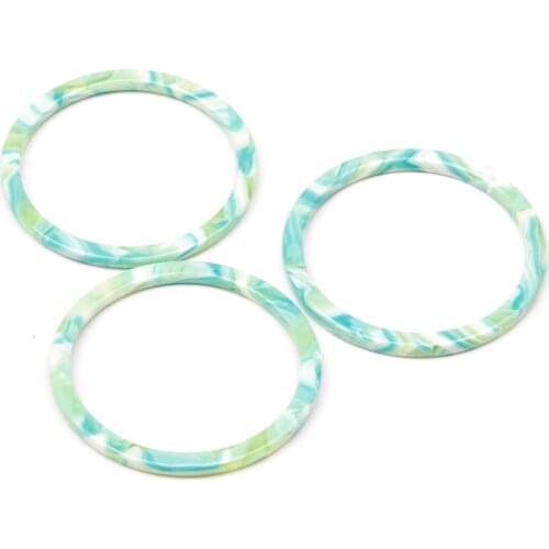 Leopard Print,Tortoise Shell Earring Charm,Acetate Acrylic Beads,Circle Shaped,Boho,Earring Parts,Ohrringe finding,37mm-ACE249