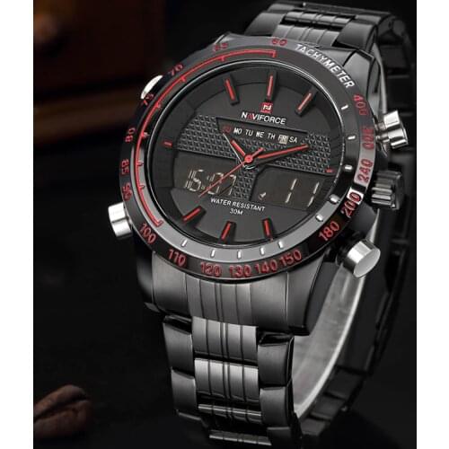 Men Watches Luxury Brand Naviforce Fashion Mens Quartz Analog LED Clock Man Sports Army Military Wrist Watch Relogio Masculino