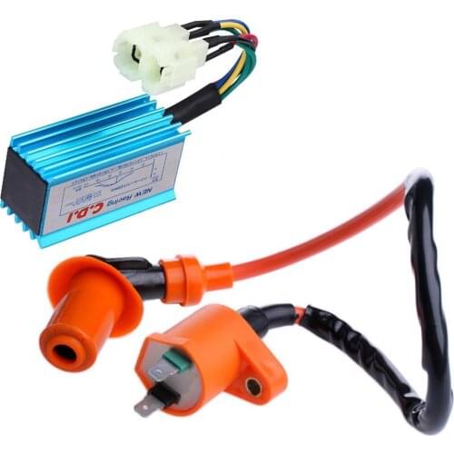 On salling! Racing Performance CDI+ Ignition Coil Fit Gy6 150cc 125cc 50cc WEQ Wholesale Quick delivery Dropshipping CSV