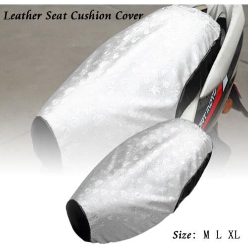 Universal Motorcycle Accessories Leather Seat Cushion Cover 3D Sunscreen Waterproof Protector Seat Insulation Cushion Cover