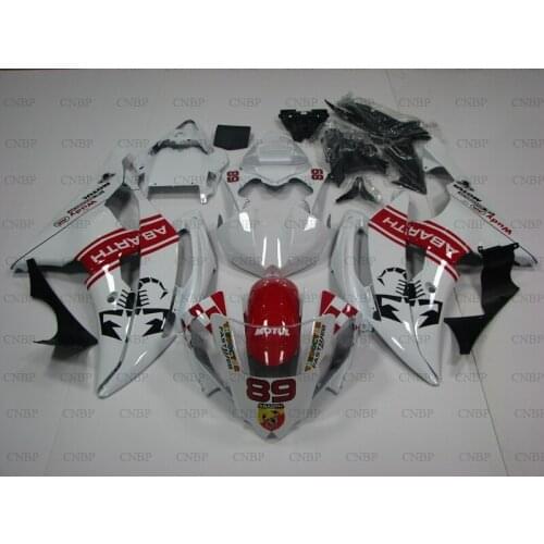 YZF R6 2008 - 2015 Body Kits YZFR6 2010 Motorcycle Fairing YZFR6 13 12 White Red Plastic Fairings