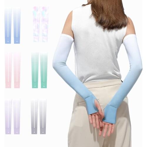 Ladies Outdoor Riding Sunscreen Breathable Sweat Absorbent Arm Guard Volleyball Sports Arm Guard Tennis Sleeve Arm Guard