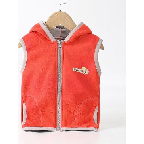Vests Children Hoodies Warm Jacket Baby Girls Outerwear Coats Kids Vest Boys Hooded Jackets Autumn Winter Thicken Waistcoats
