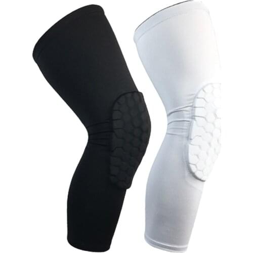 1PC Basketball Knee Pads Protector Compression Sleeve Honeycomb Foam Brace Kneepad Fitness Gear Volleyball Support 9