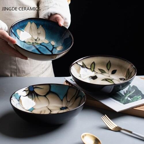 1pc Creative Ceramic Plate Dish Western Steak Salad Dinner Plates Bowl Kitchen Tableware Breakfast Dessert Dishes Home Decor