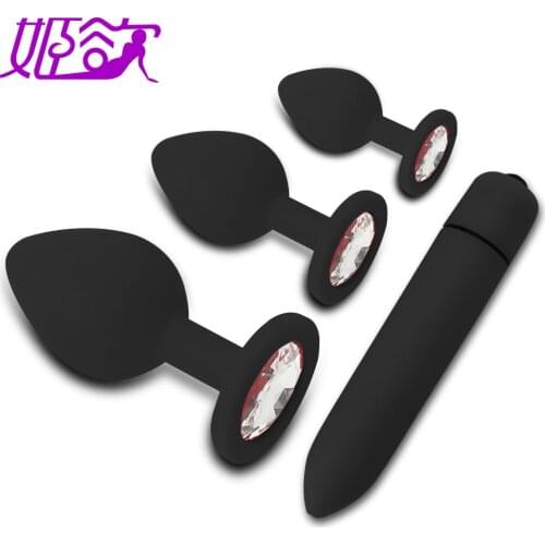 Anal Plug Sex Toys Prostate Massager Sex Products Adult Gay Dildo Anal Butt Plug Tail Mini Erotic Bullet Vibrators for Women Men