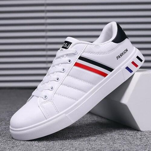 AODLEE Men's White Sneakers
