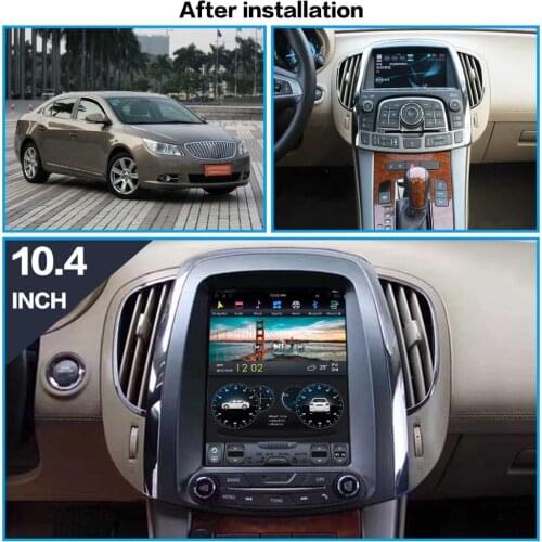 Android 9.0 Tesla style Car DVD Radio GPS Navigation For Buick Lacrosse 2014-2018 Tape Recorder Head Unit Multimedia Player