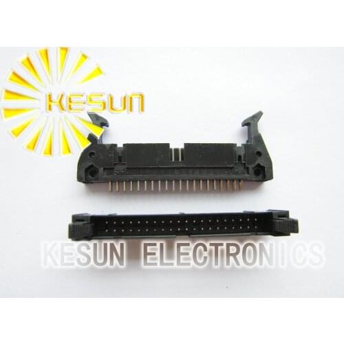 FREE SHIPPING 50PCS/LOT DC2-40P 2.54mm Straight Male Box Header With Ear