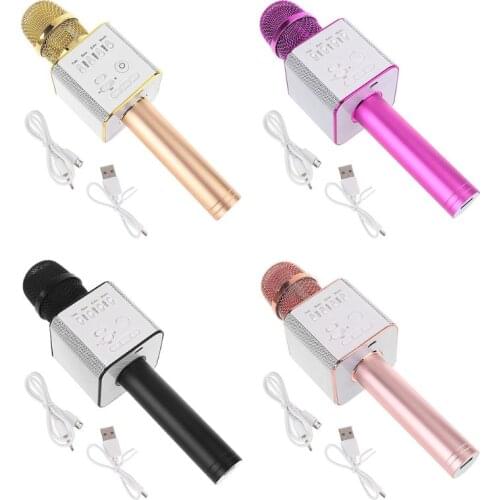 Wireless Microphone Handheld Cellphone Karaoke Player Universal Bluetooth Speaker Party Music Singing U Disk MP3 Player