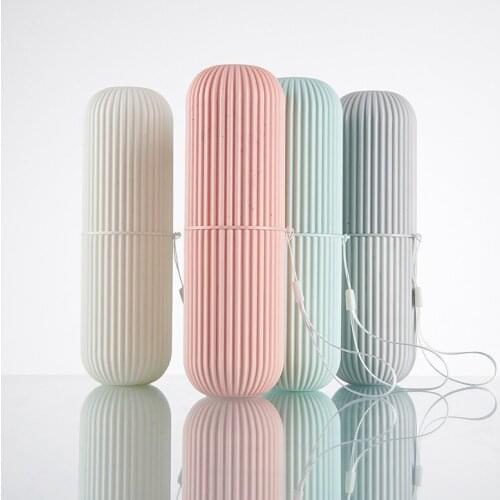 Travel Toothbrush Cup Outdoor Portable PP Wash Cup Cup Dual-use Toothpaste Toothbrush Storage Tube Eco-Friendly