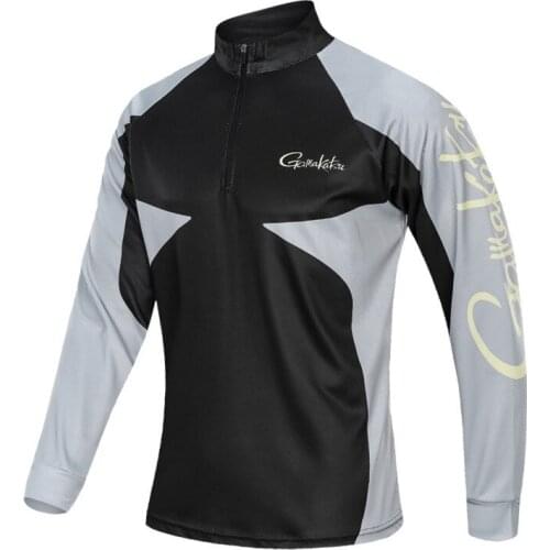 GAMAKATSU Professional Fishing Clothing Anti-UV Sunscreen Sun Protection Fishing Shirt Breathable Quick Dry Fishing Jacket DAIWA