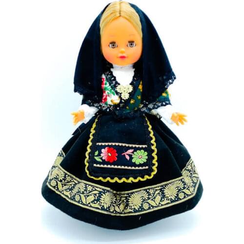 Doll Collection 35 cm Folk craft dress typical regional Leonesa Maragata Leon made in Spain Nancy