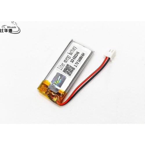 XHR-2P 2.54 3.7V,560mAH,602248 Polymer lithium ion / Li-ion battery for TOY,POWER BANK,GPS,mp3,mp4