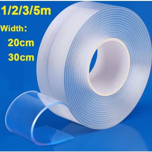 Traceless Tape 1/2/3/5m Reusable Double-Sided Adhesive Nano Tapes Removable Sticker Washable Adhesive Loop Disks Tie Glue