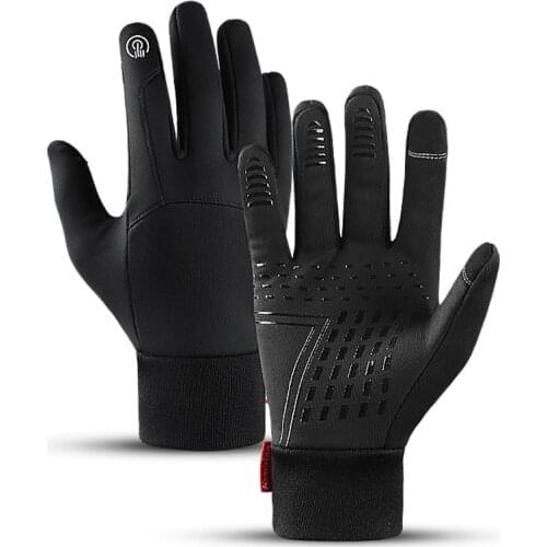 2021 Autumn Winter Men Women Gloves Touch Cold Waterproof Windproof Gloves Outdoor Sports Warm Thermal Fleece Running Ski Gloves