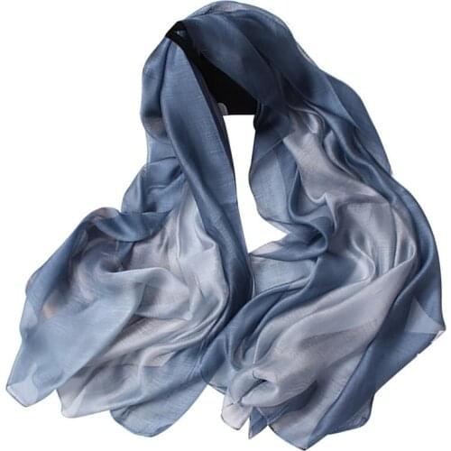 Soft Warm Faux Silk Womens Wrap Scarf Fashion Casual Creative Dual-Use Shawl Scarf Long Scarf Clothing Accessories