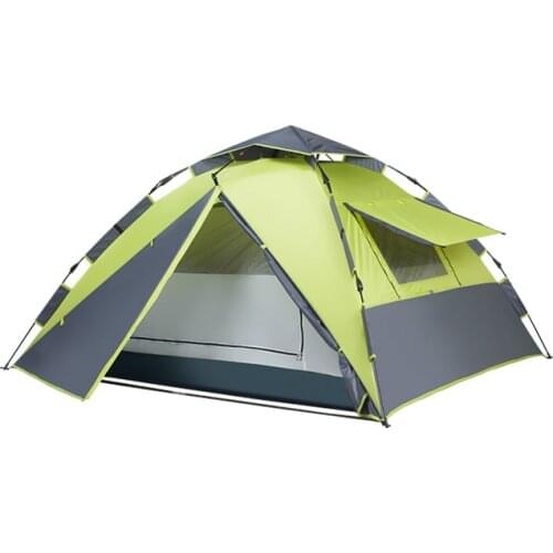 3-4 People Tent Outdoor Automatic Rainproof Carpas De Camping Double Thick Rainproof Camping Baraza De Acampamento Kamp Cadiri