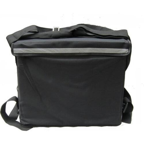 PK-71A: Big Thermal Food Delivery Shoulder Bag, Chinese Food Carry Bag, Top Loading, Magic Stick Closure, 20" L x 14" W x 16" H
