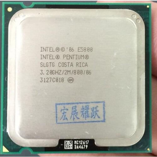 PC computer Intel Pentium Processor E5800 Dual-Core CPU LGA 775 100% working properly Desktop Processor