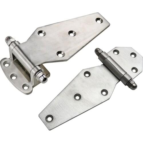 Flat Stainless Steel Cold Storage Door Hinge Cookware Oven Thermostat Freezer Fitting Refrigerator Steamer Industrial Equipment