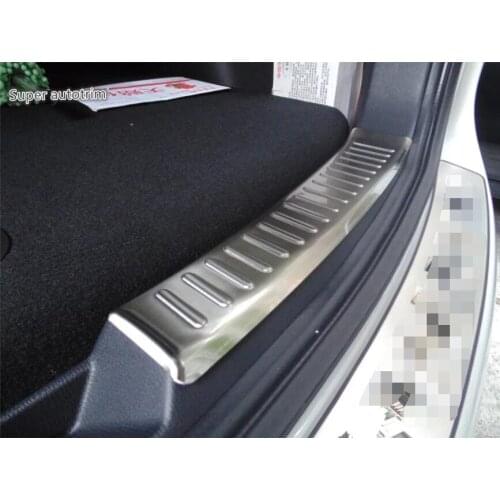 Lapetus Protector For Mazda CX-5 CX 5 2015 2016 Stainless Steel Rear Bumper Sill Trunk Tread Plate Trim 2 Pcs / Set