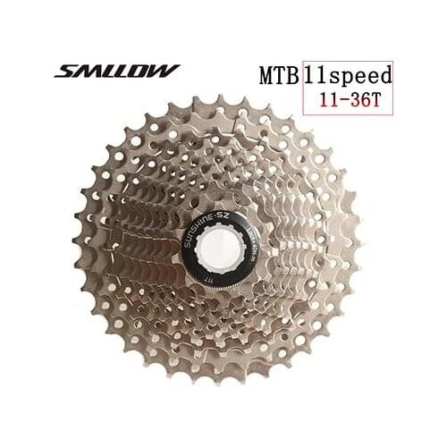 SUNSHINE-SZ Bicycle 11Speed 11- 36T Freewheel 11s Cassette Road Bike MTB Sprocket for UT DA K7 GX RIVAL1 Force1 1X system CX