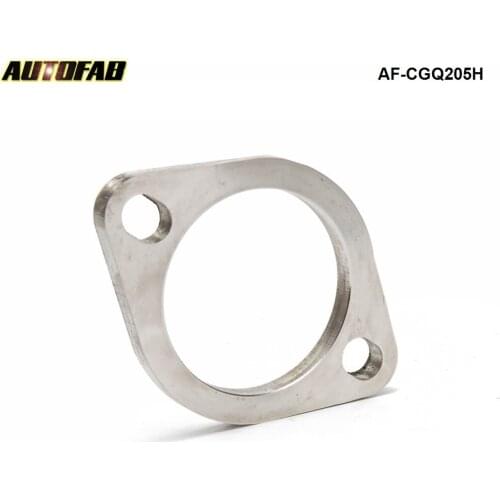 Universal 2 Blots Exhaust Flange 2.5" Catback Exhaust Downpipe Cat Header Weldble Flange AF-CGQ205H