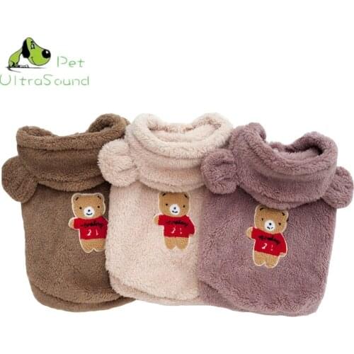 Thicken Fleece Pet Dog Clothes Winter Soft Dogs Clothing for Small Medium Dogs Chihuahua Cat Dog Clothes Puppy Coat Ropa Perro