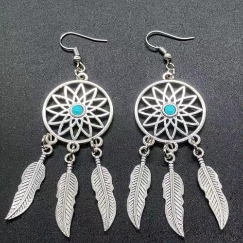 Ladies Elegant Wind Chime Drop Earrings Ladies Vintage Jewelry Pendant Tassel Earrings Ladies