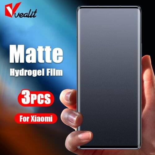 1-3Pcs No Fingerprint Matte Screen Protector For Xiaomi mi mix 4 Redmi 10 9 8 9A 9C 9T 5A 4X Note 10T 10S 9S 9T 8T Hydrogel Film