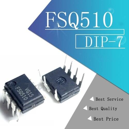 2pcs/lot FSQ510 Q510 Genuine LCD management chip DIP-7