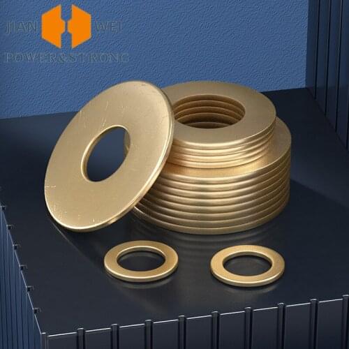 GB97 copper washer washer flat washer thickened brass washer metal screw flat washer M8-M24