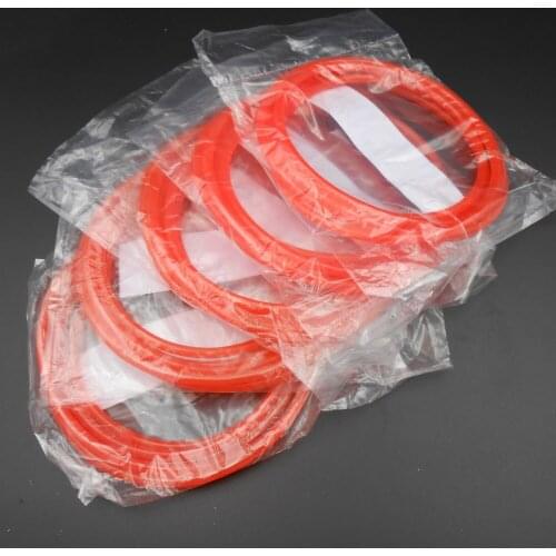 5Pcs Drum Riding Cycling Training Table Transmission Roller Riding Platform PU Belt Diameter 5MM Circumference 192CM Orange φ M5