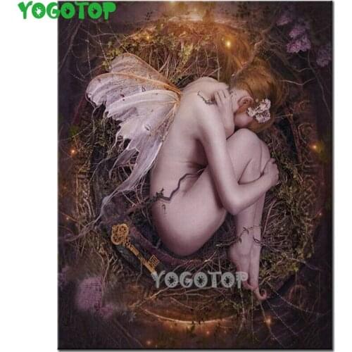 Diy diamond embroidery mystical fantasy fairy diamond painting 5d Cross Stitch full drill square Rhinestone mosaic home YY4640