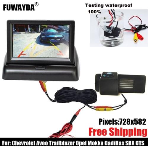 Free shipping!!SONY CCD Car Rear View DVD GPS Navigation Kits Camera for Chevrolet Aveo Trailblazer Opel Mokka Cadillas SRX CTS