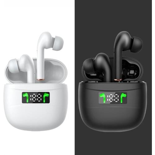J3 Bluetooth Earphones V5.0 Wireless Sport Waterproof Sweatproof Touch Control Headphones HD Stereo Headsets for Huawei iPhone