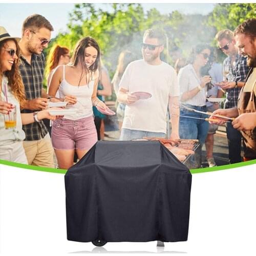 Brand Waterproof BBQ Grill Barbeque Cover Outdoor Rain Grill Barbacoa Anti Dust Protector For Gas Charcoal Electric Barbe