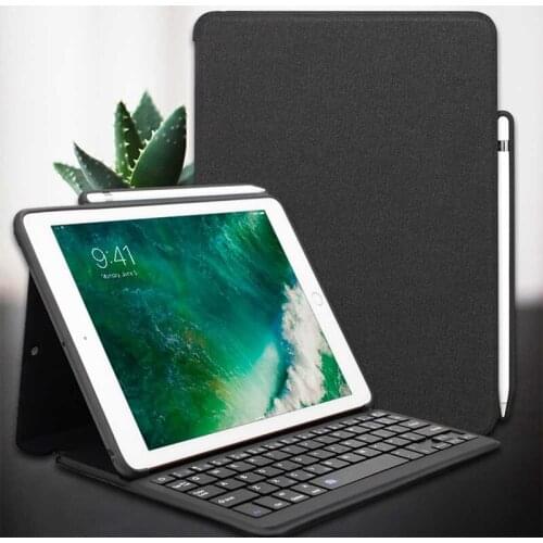 Keyboard Case for iPad Pro 12.9 2015 2017 Built-in Pencil Holder Cloth Pattern Smart Keyboard For iPad Pro 12.9 Fhx-64k Coque