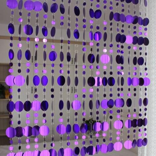 DIY home interior partition ornaments PVC sequin door curtains wedding decorations supplies