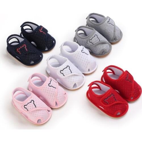 2021 Baby Girls Boys Sandals Premium Soft Anti-Slip Rubber Sole Infant Summer Outdoor Shoes Toddler First Walkers 0-18 Months