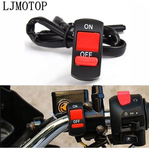 For Ducati HYPERMOTARD 796 MONSTER S2R 800 821 797 MONSTER Universal Motorcycle Switches Handlebar Flameout Switch ON OFF Button