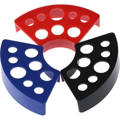 Hot item 8 Holes Plastic Fan Shaped Tattoo Ink Cup Holder Stand Tattoo Pigment Cup Rack Skin Makeup Supplies tattoo accessories