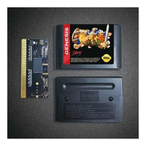 The Lost Vikings - 16 Bit MD Game Card for Sega Megadrive Genesis Video Game Console Cartridge