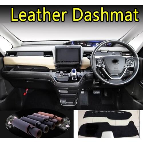 For honda freed GB5 GB6 GB7 GB8 2017 2018 2019 2020 Leather Dashmat Dashboard Cover Dash Mat Carpet Car Styling accessories