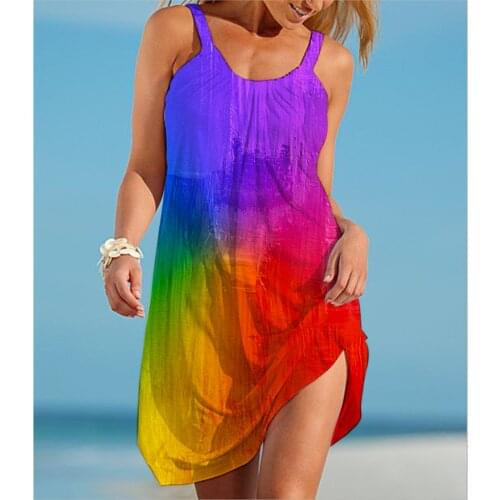 LIBRECLANS Sleeveless Summer Dresses