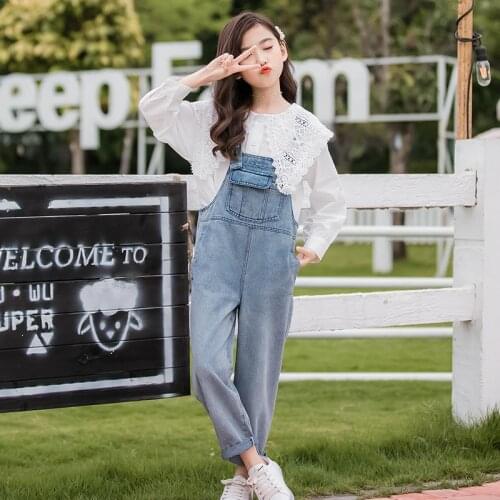 Macamp Denim Overalls For Girls